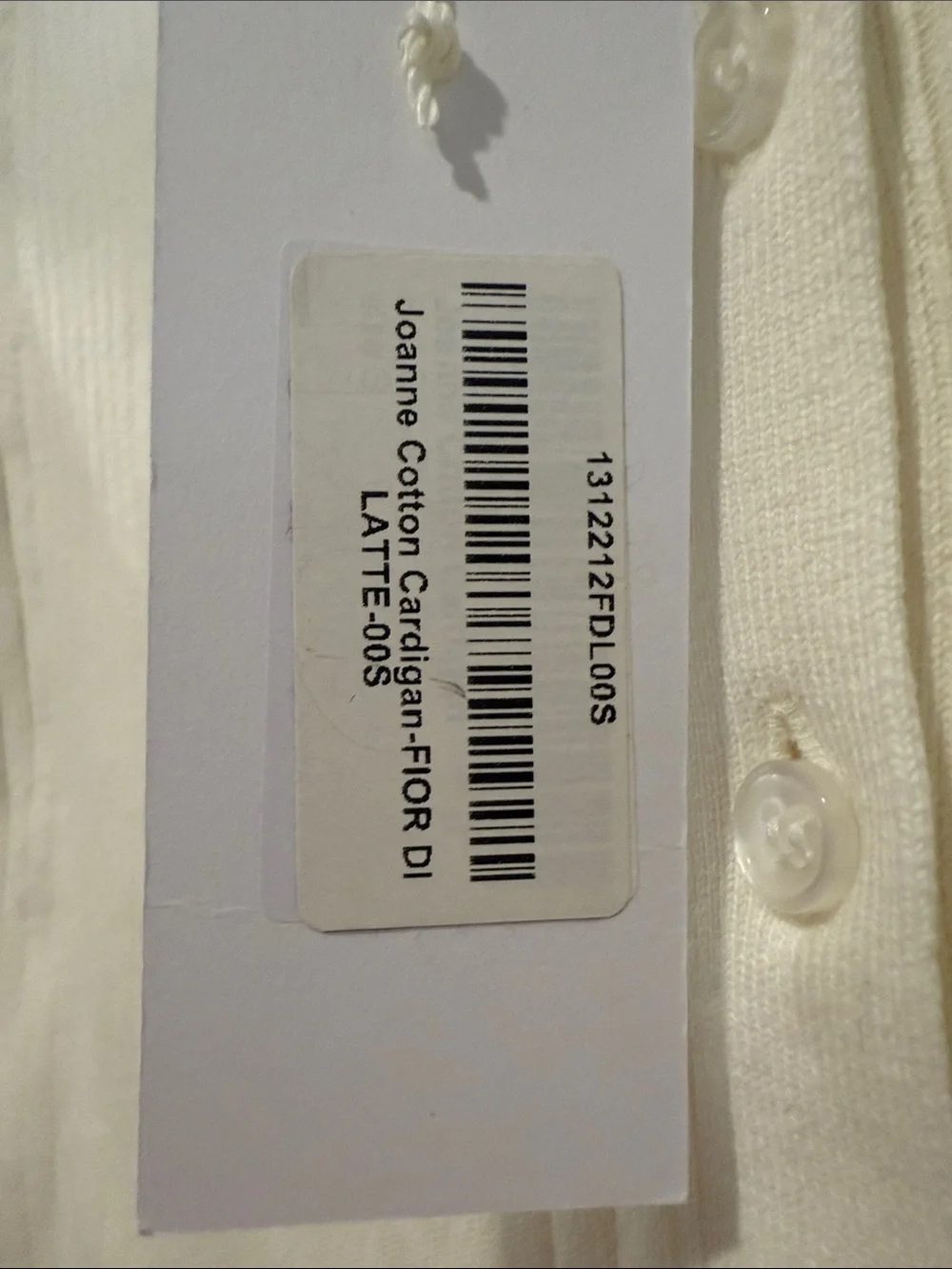 Reformation Cream Ribbed Button-Up Cardigan - Picture 5 of 9
